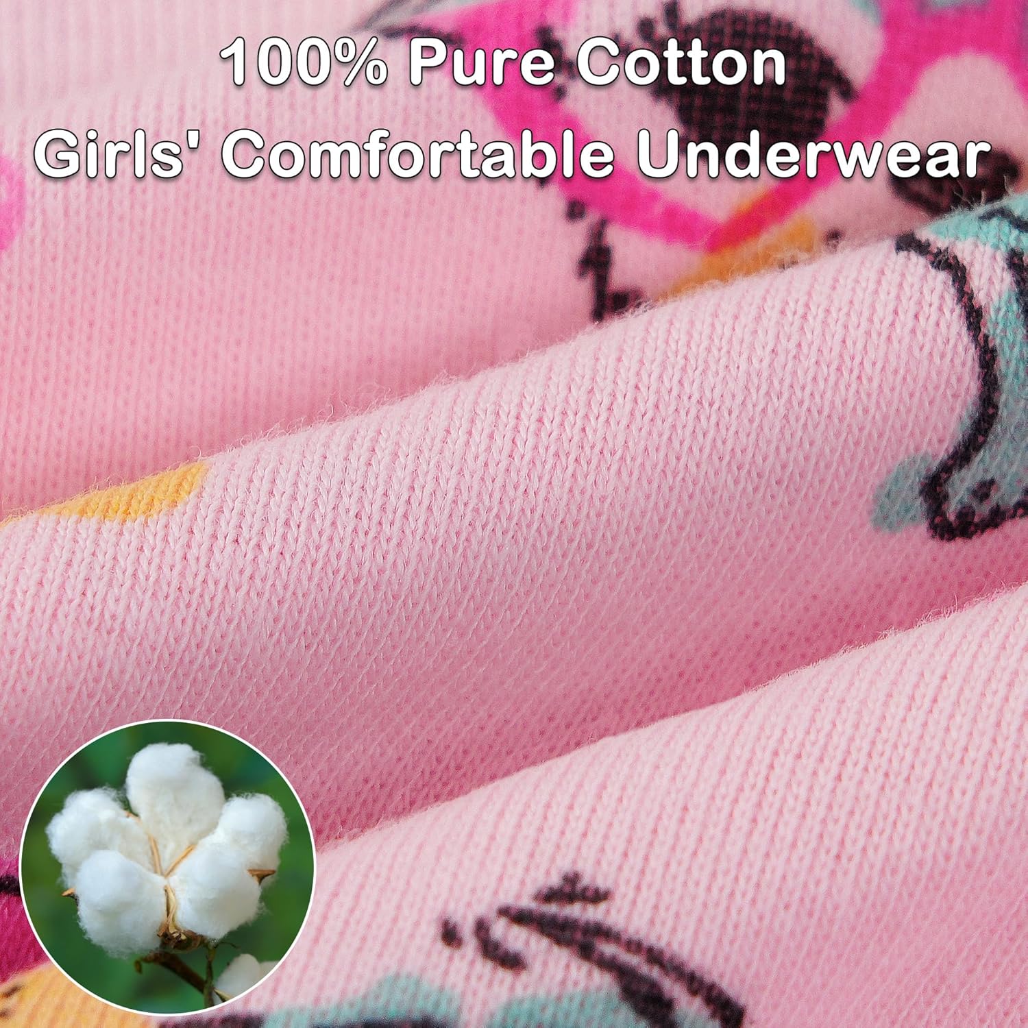 Tphon Little Girls Underwear Toddler Underwear Girls Panties Big Kids Undies Soft 100% Cotton - Image 5