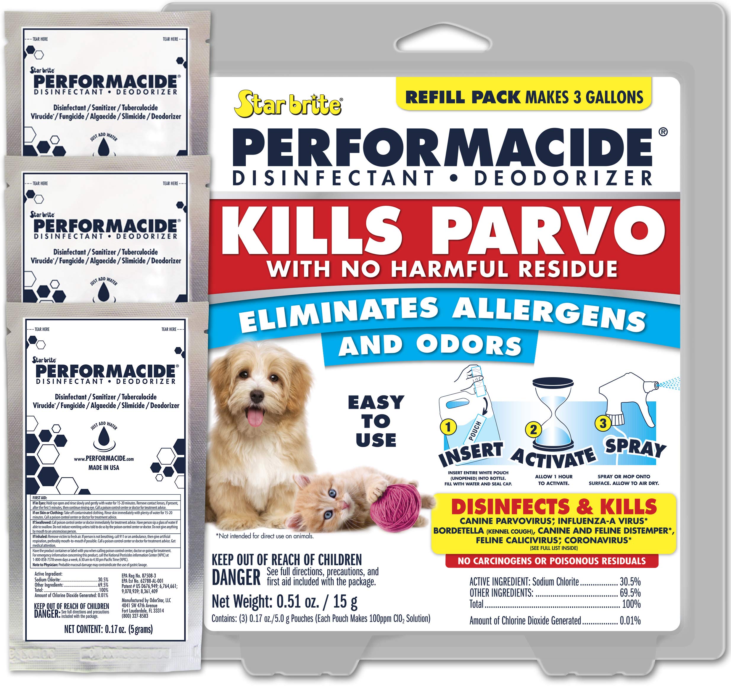 Buy STAR BRITE PERFORME NoRinse Disinfectant / Deodorizer for Pet