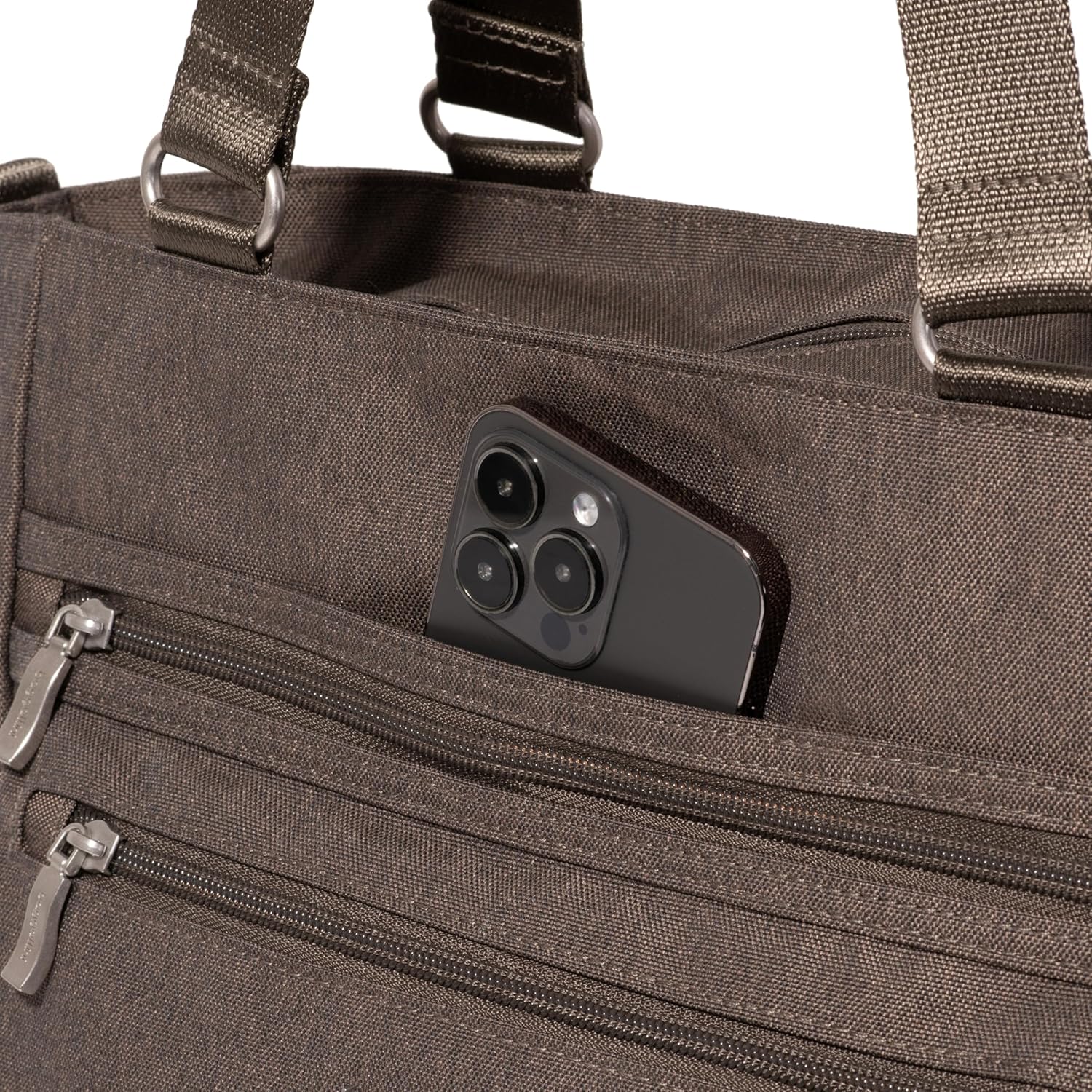 Baggallini Modern Everyday Shopper Tote - 15.3" x11.6” Tote Bag for Women - Lightweight Work Travel Carry On Bag - Image 9