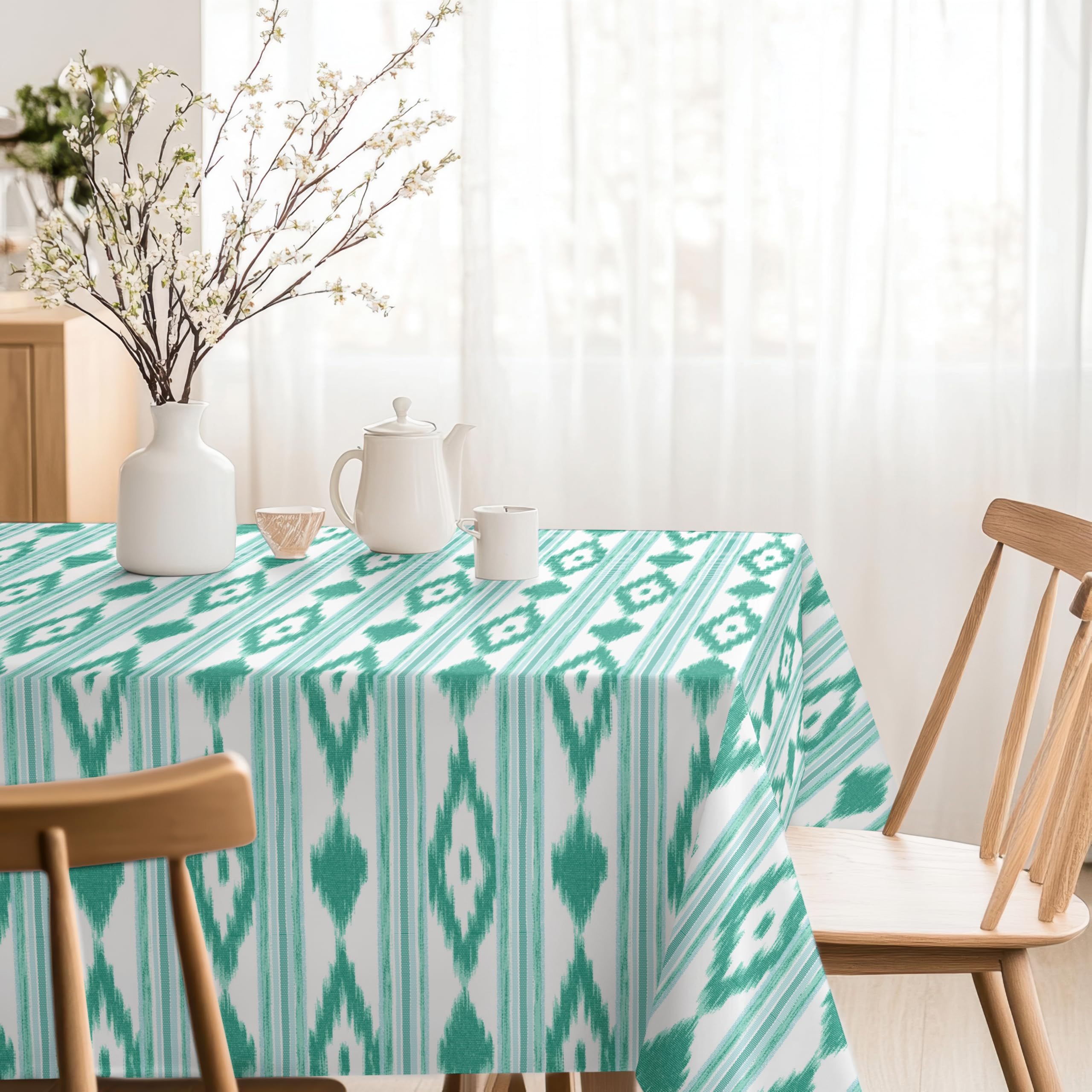 Martina Home Tablecloth Resin Islands Turquoise 140 Round