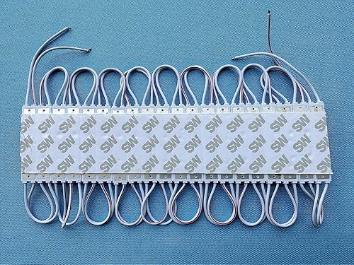 Miniatura 4 de Módulo Super LED impermeable IP65 Inyección LED Módulo de luz para la letra de señal DC12V 2.362 in* 0.472 in* 0.276 in SMD 2835 3 LED Aluminio PCB