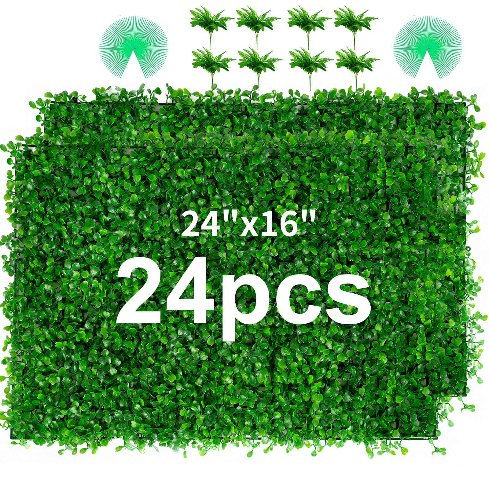 TOPDEEP 24PCS Boxwood Panels