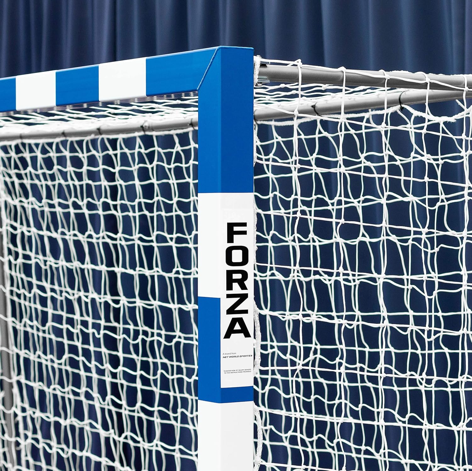 FORZA Alu80 Competition Handball Goals | IHF Regulation Size 3m x 2m Handball Goal [Net World Sports]