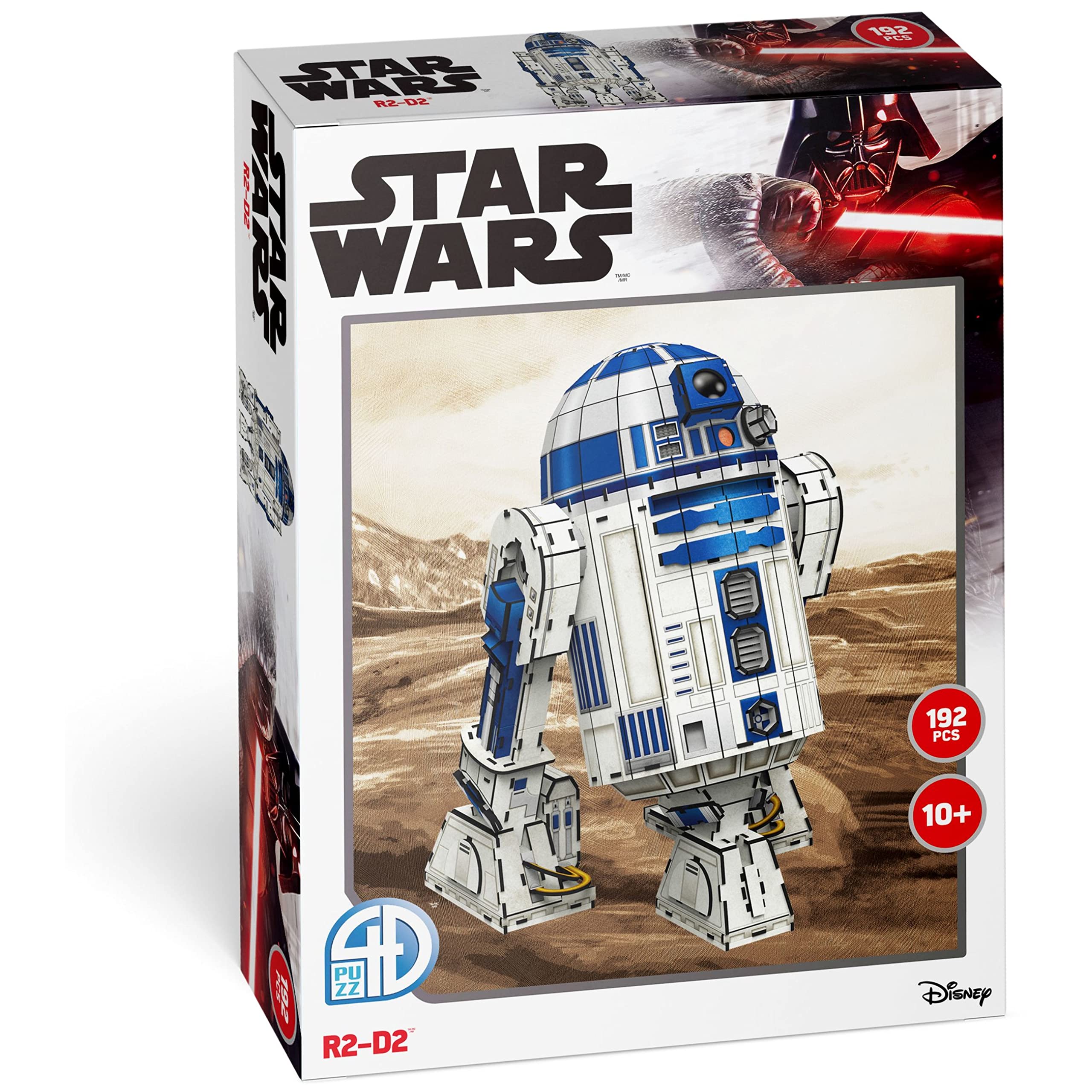4D Build Star Wars R2-D2 3D Paper Model Kit - Precision Crafted