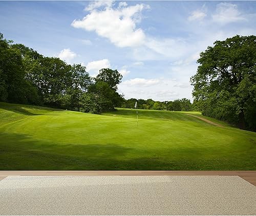 Mural Wall Art Startonight Decor Golf Resort Green Nature Large Wallpaper for Bedroom or Living Room 100" x 144"