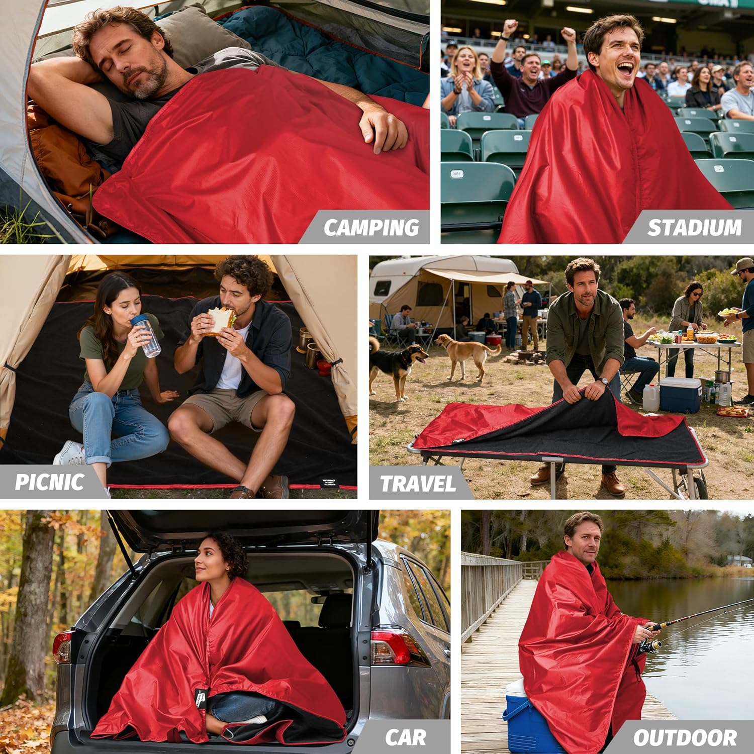 Stay Cozy and Dry: The Ultimate Fleece Waterproof Stadium Blanket Review