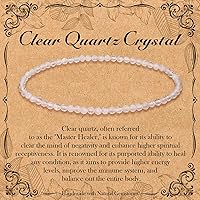 BONNY BOXX 3mm Faceted Black Tourmaline Stretch Bracelet - Natural Healing Crystal Chakra Reiki Dainty Jewelry Gift