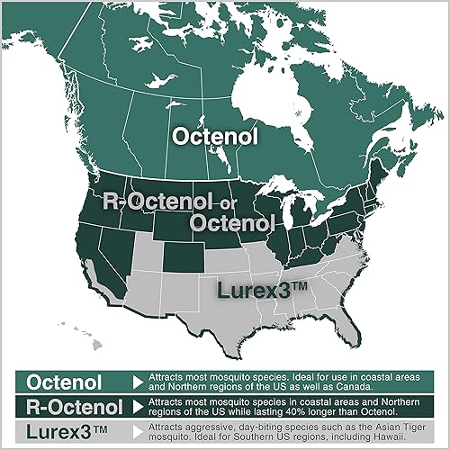 Miniatura 6 de Woodstream OCTENOL3 paquete de 3 cartuchos para atraer insectos 1 RosadoBlanco apagado
