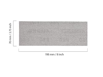 Mirka Abranet Net Sheets / 2 3/4 x 8 inch/Grit 100 / Sandpaper Sanding Sheet Hook and Loop / 10 pcs / 9A-150-100RP