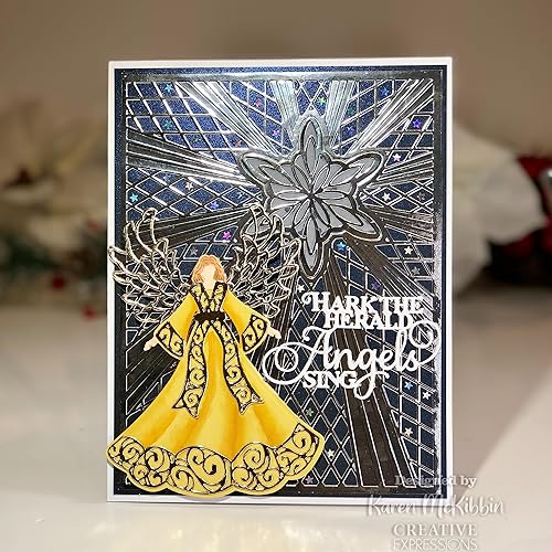 Miniatura 3 de Creative Expressions Sue Wilson Craft Dies-Festive Collection-Hark The Herald Angels Sing, 2.8 x 1.6 pulgadas, metal