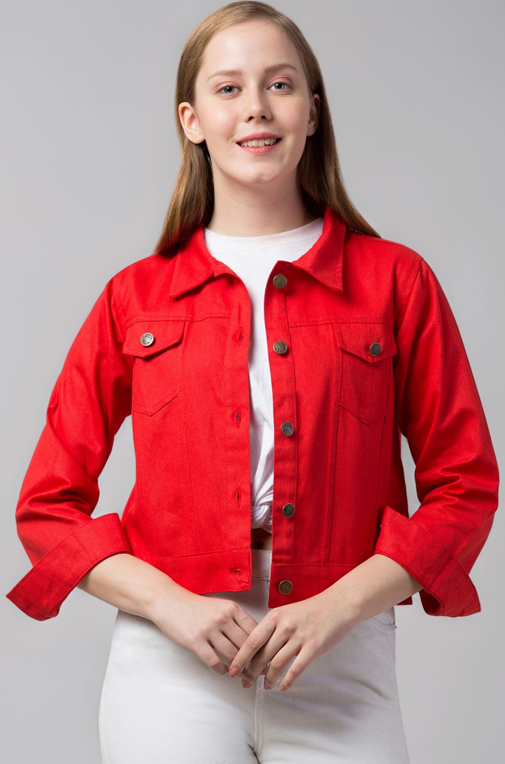 FUNDAY FASHION Men's Denim Blend Standard Length Jacket