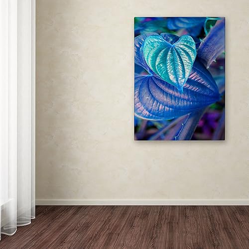 Miniatura 3 de Trademark Fine Art Patty Tuggle - Arte enmarcado de corazones de neón con marco negro, 11 x 14 pulgadas