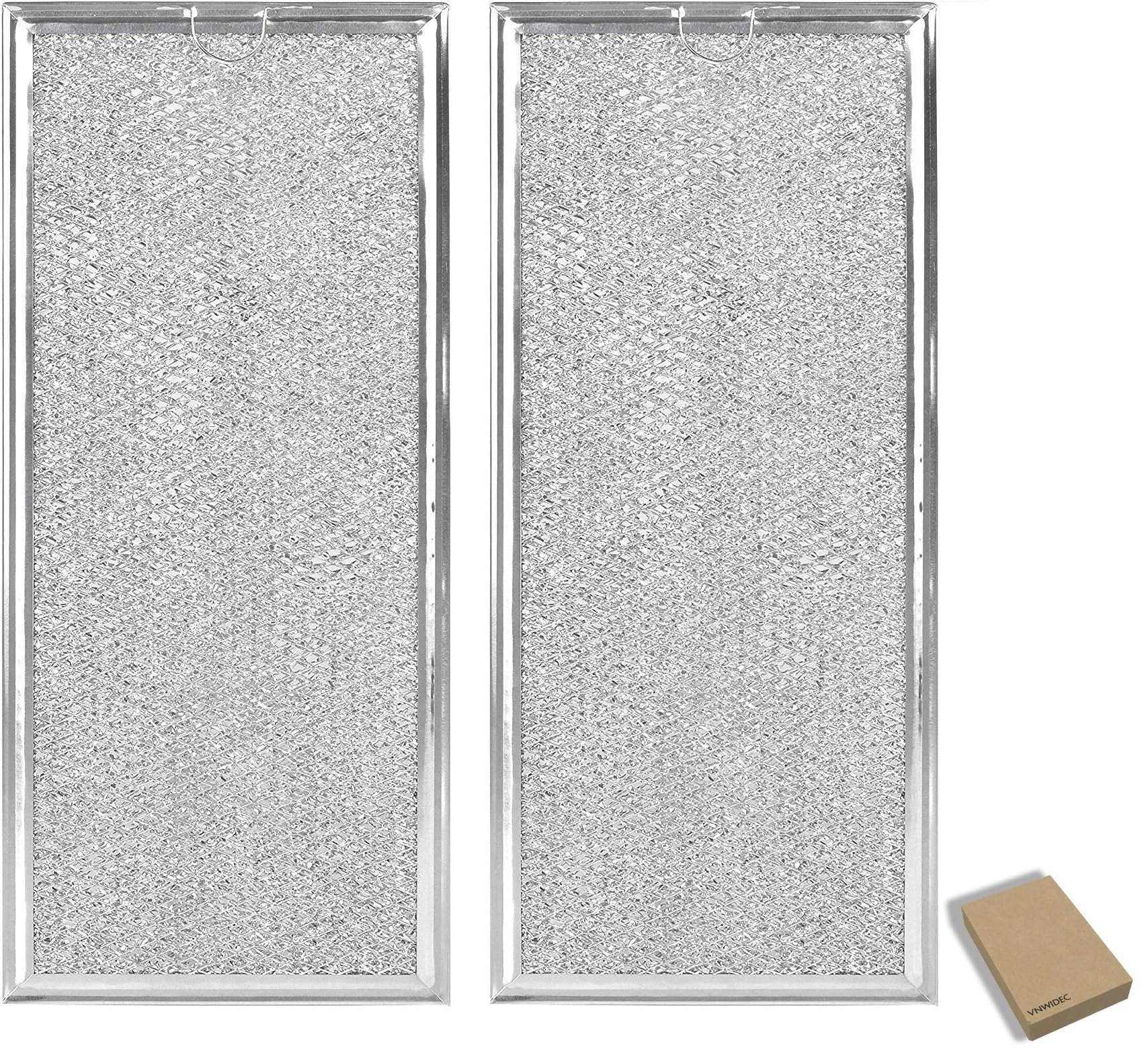 Set 2 Pack Microwave Grease Filter Replacement for Samsung ME18H704SFW/AA ME21F707MJT/AA ME21H706MQB/AA ME21H706MQG/AA ME21H706MQS/AA Microwave