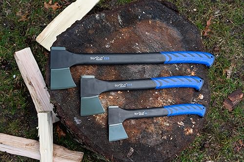 Miniatura 8 de Hacha de hacha para niño grande, hacha de campamento, herramienta de hacha, hacha pequeña para acampar (Z17 de 17 pulgadas)