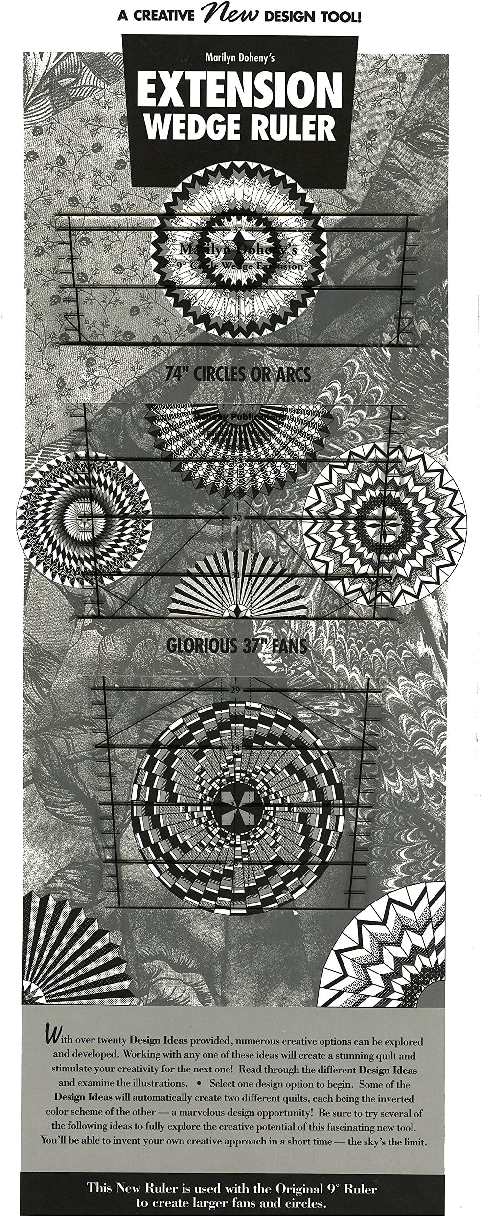 Doheny Publications 9 Degree Circle Wedge Ruler Extension