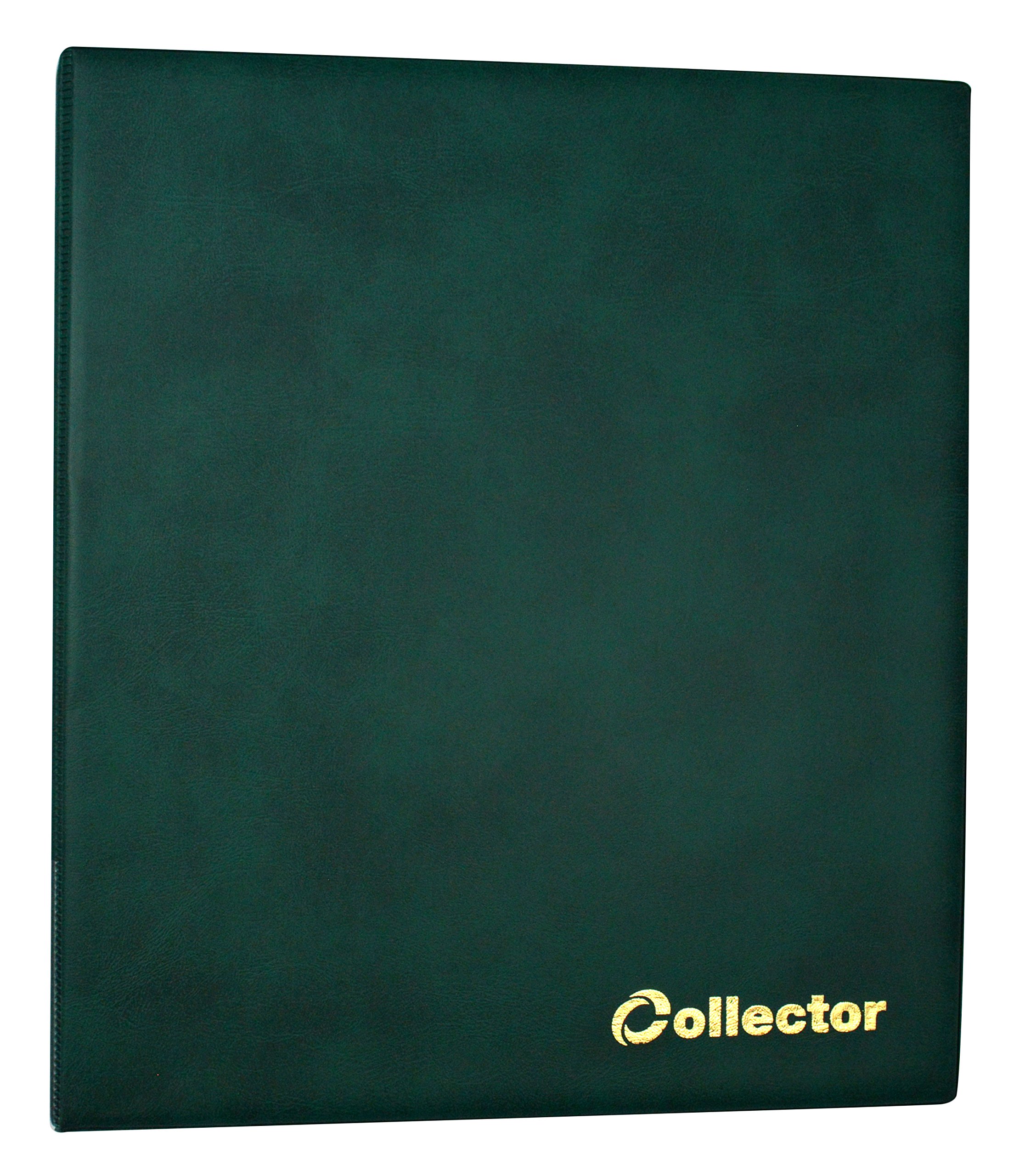 COLLECTOR - Album con custodia per banconote, 10 pagine e 10 divisori, capacità molto ampia (Verde)