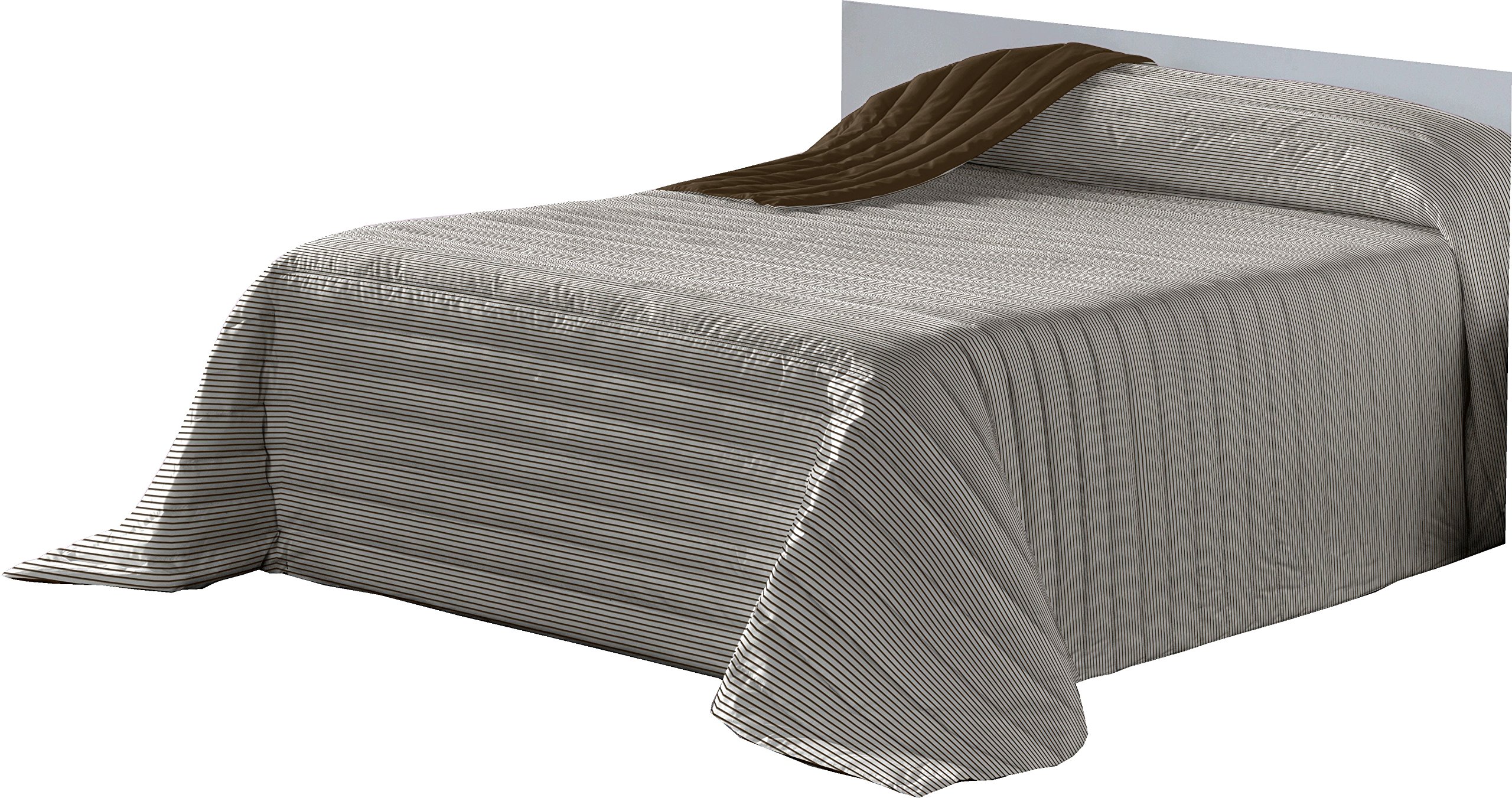 Lucena Cantos - Colcha Todo Uso Linea, Fibra 120 gr, (Choco, Cama 150, 250x270)
