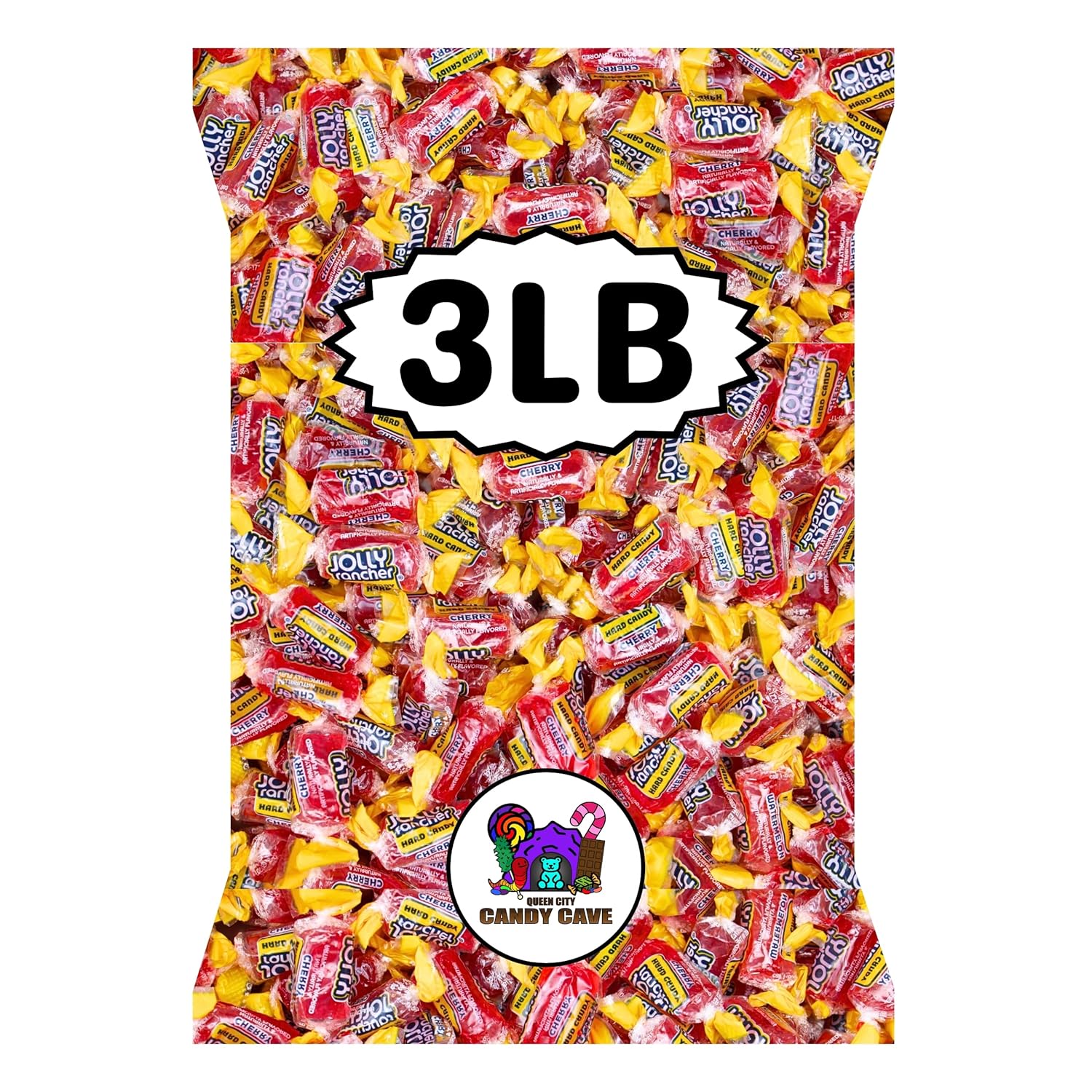 Assorted Flavored Jolly Hard Candy Bulk- Assorted Flavors- Rancher Candy Variety Mix- Individually Wrapped for Freshness (2 Pound)