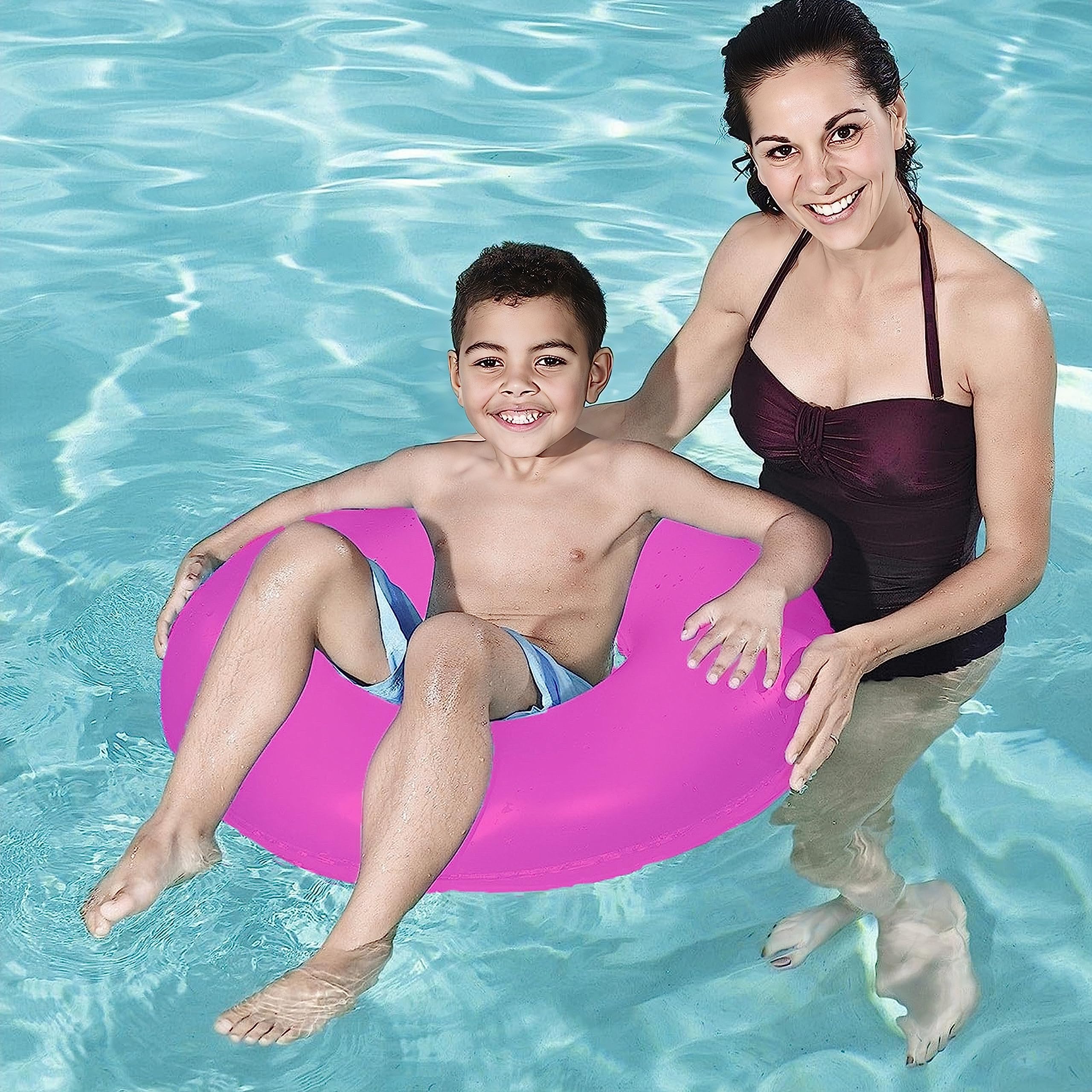 Anillo de natación hinchable para adultos, para piscina