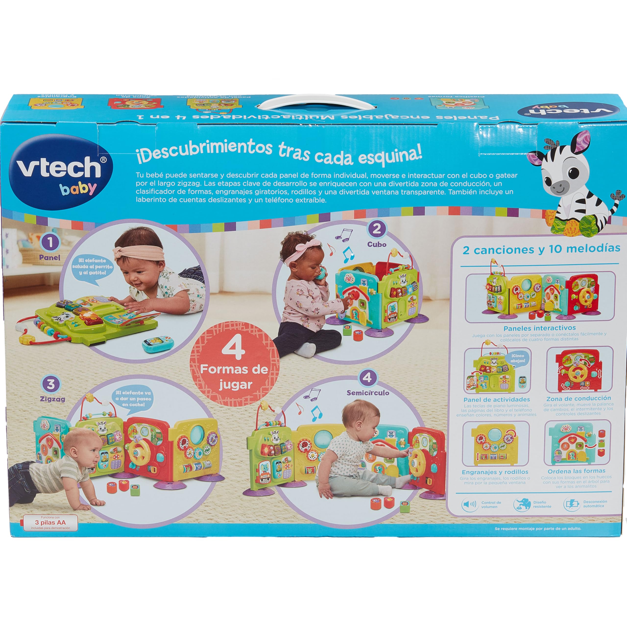 VTech Panneaux emboîtables Multi-activités 4 en 1