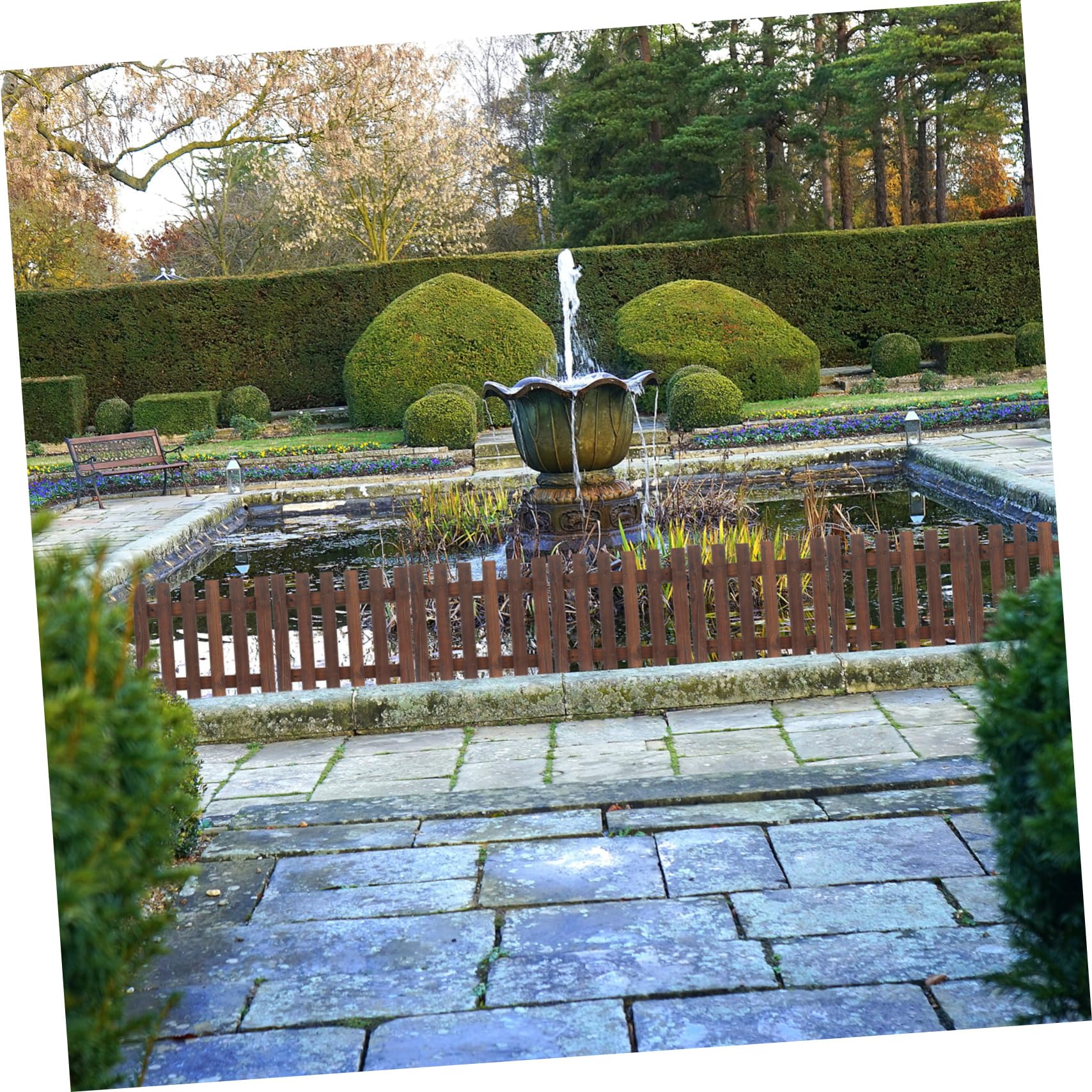 BCOATH 1Set Wall Planter Holder Balcony Wood Rack for Indoor and Outdoor Use Hanging Planter Stand Flower Rack for Propagation Planters and Plant Display