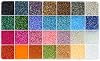 24000Pcs 2mm Glass Seed Beads Kit, with 28 Colors Small Beads Kit for Girls,Women and Adults,Bracelets, Necklaces,Earring,Jewelry Making Supplies