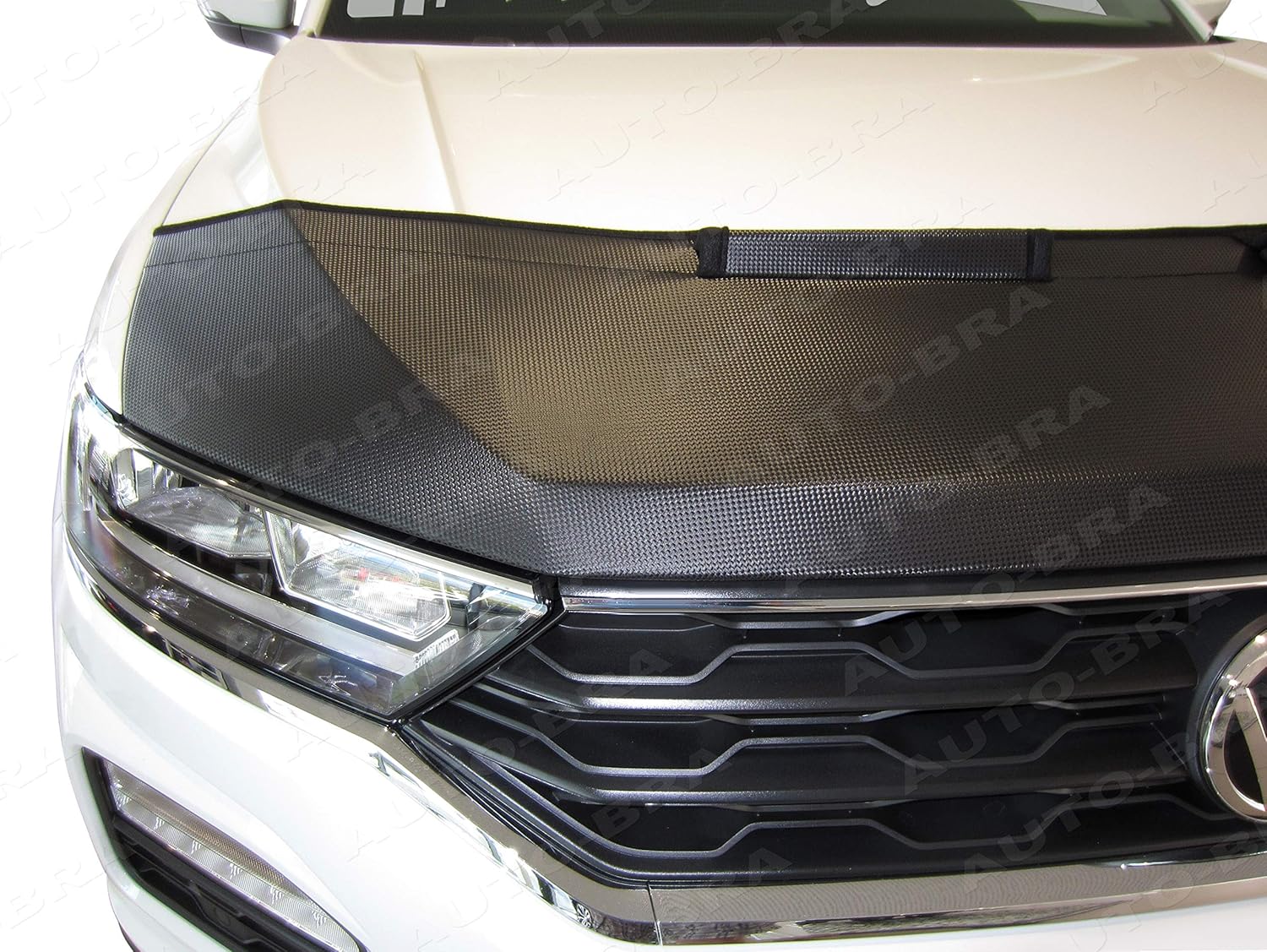AB3-00375 Carbon Look Hood Bra Front End Nose Mask Compatible with Seat Arona Since 2017 Bonnet Bra STONEGUARD Protector Tuning