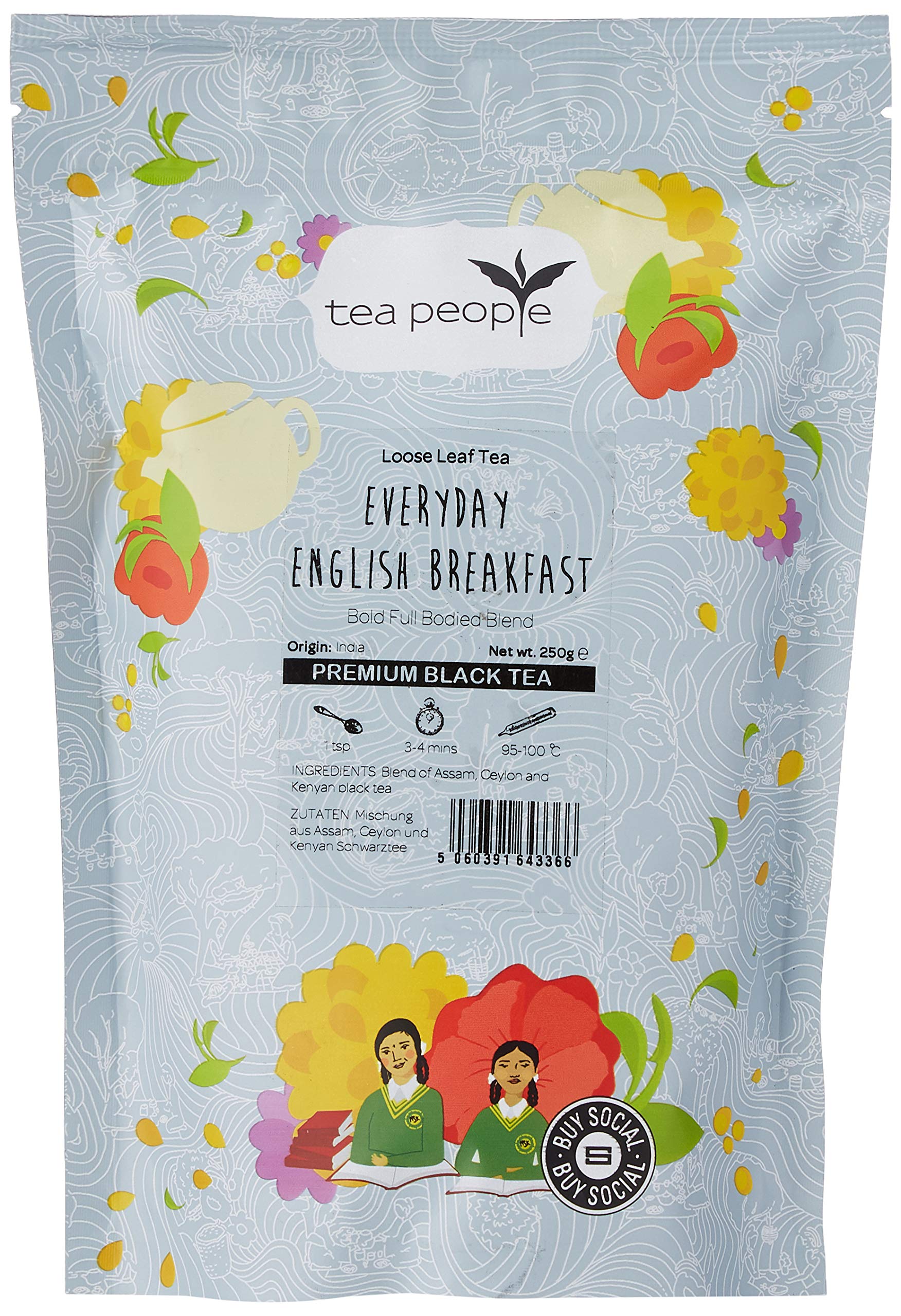 Tea People Everyday English Breakfast - 250g Refill Pack