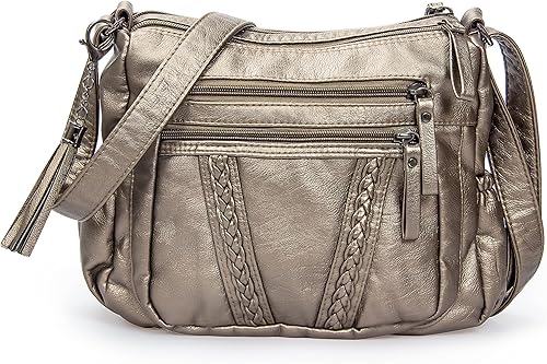 Bolso bandolera VOLGANIK ROCK para mujer con borla, de piel sintética suave, carteras y bolsos, billeteras