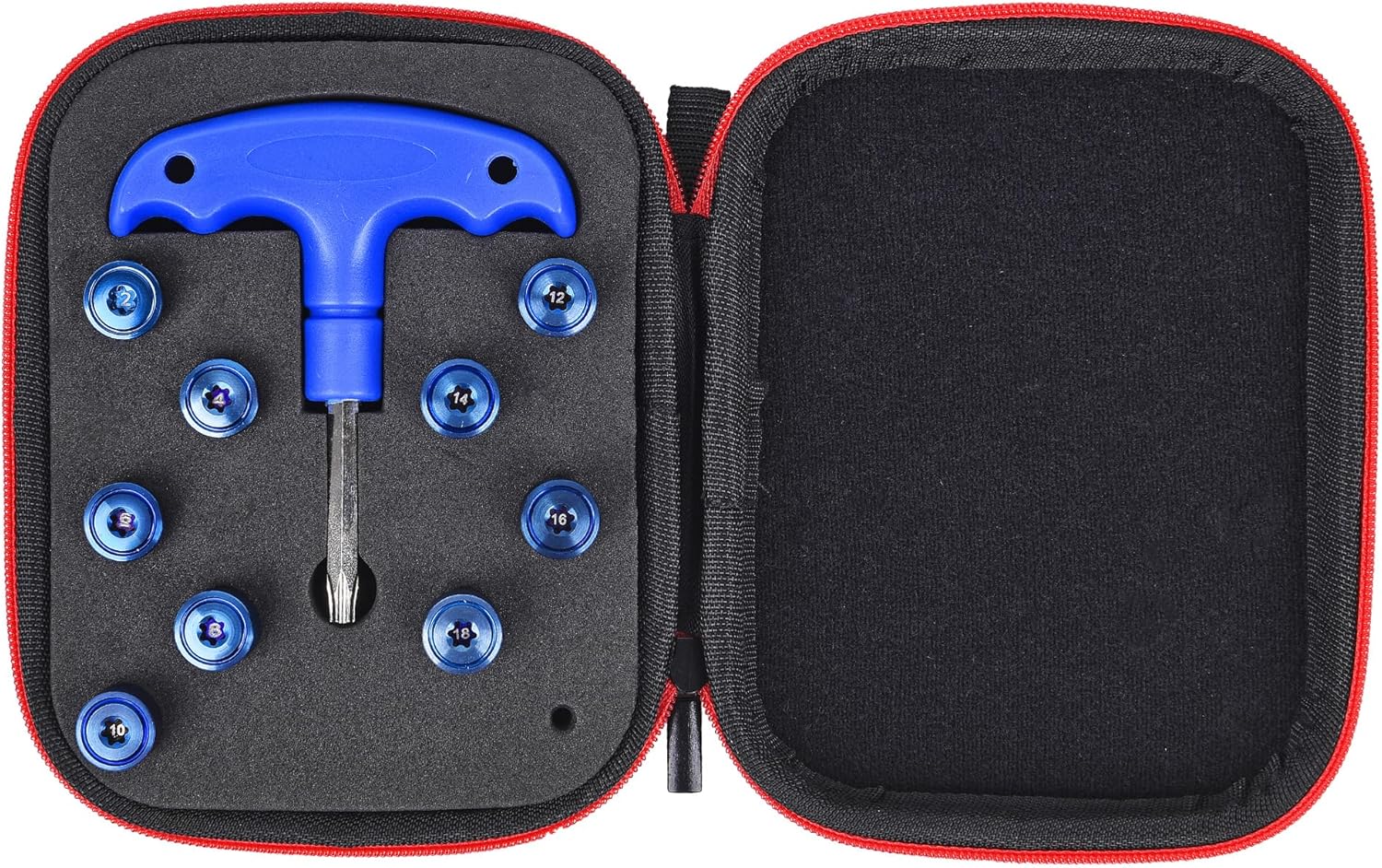 9PCS/Set Gofotu Golf Weights for Callaway Paradym Ai Smoke Max Driver 2g-18g Set