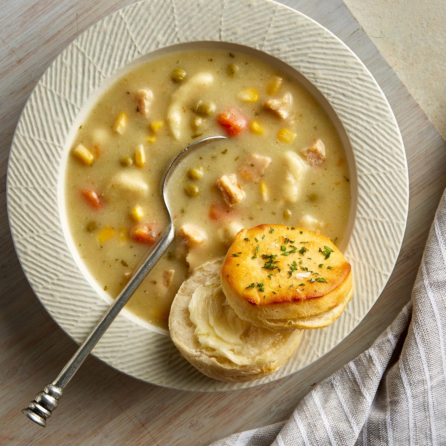 Progresso Light, Chicken Pot Pie Style Canned Soup, 18.5 oz (Pack of 12)