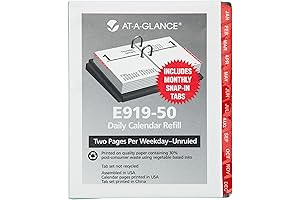 AT-A-GLANCE Recycled Compact Desk Calendar Refill, 3 x 6 Inches, 2012 (E919-50)