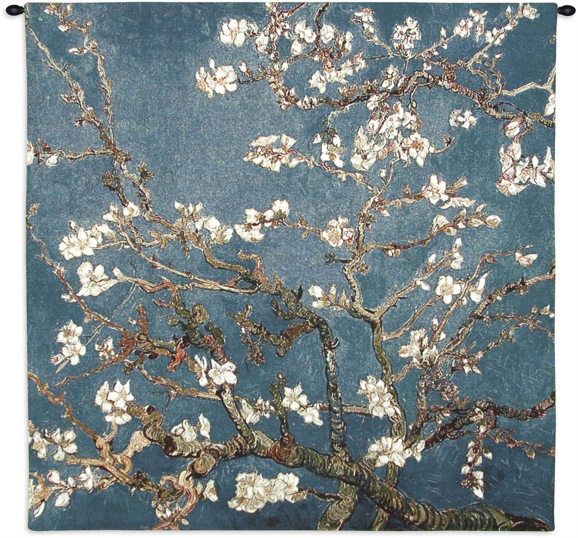 Amazon.co.jp: Almond blossom大壁タペストリー – 52 W x 52h in。 L
