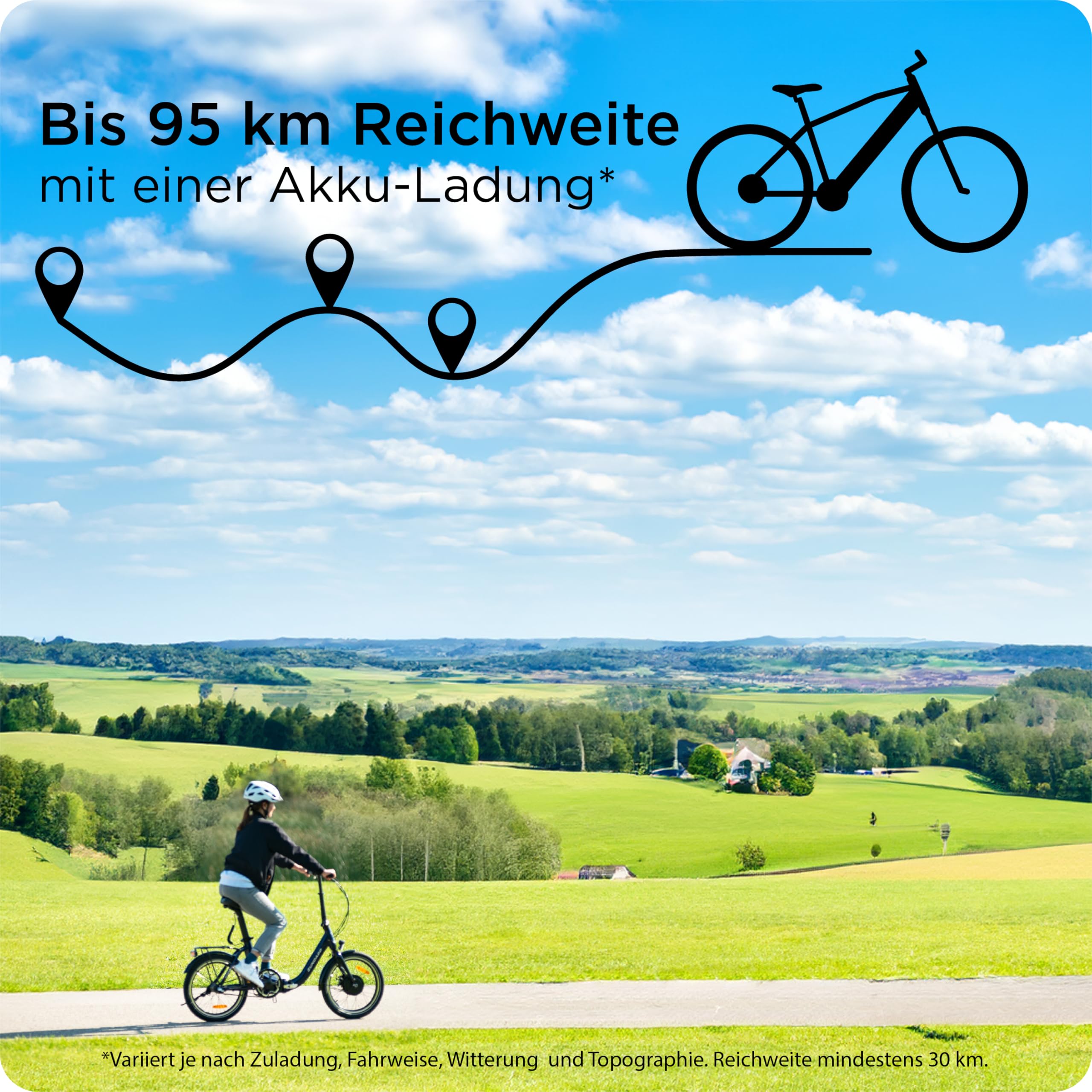 ZÜNDAPP X100 E Bike 20 Zoll Klapprad für Damen und Herren 150-190 cm Bosch Ebike Mittelmotor mit 9 Gang Nabenschaltung Elektro Fahrrad 400 Wh Akku Faltrad