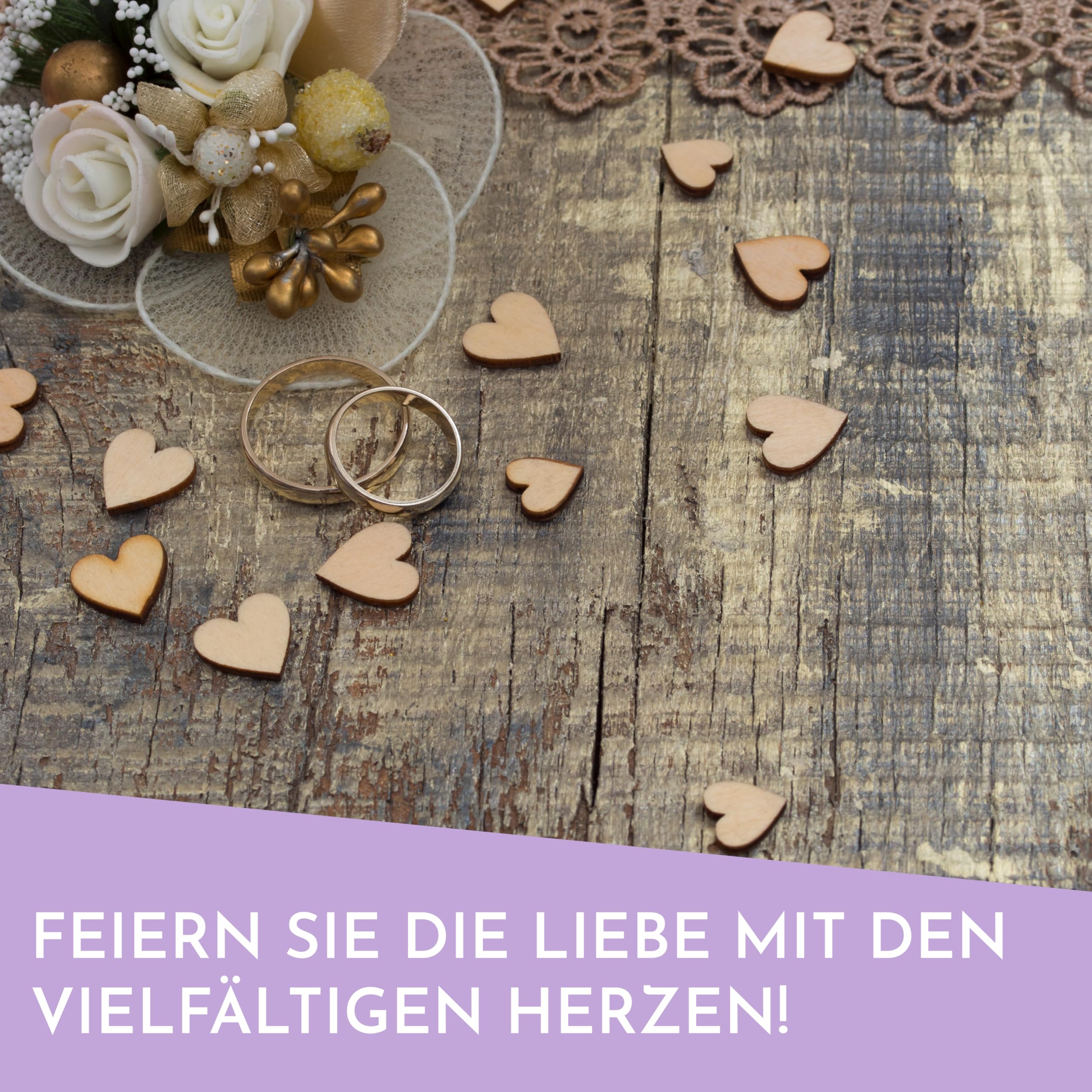 Lot De 100 Cœurs En Bois Naturel 2,5 Cm - Pour Bricolage, Décoration Mariage, Fête, Noël - Peinture, Personnalisation