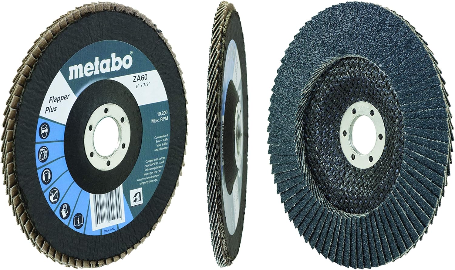 Metabo 629422000 6" Flapper Plus 40 7/8 T29 Fg