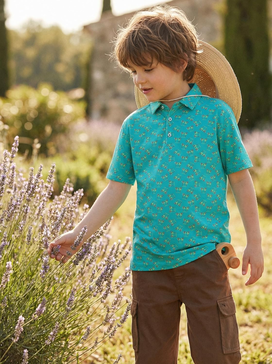 SELINK Golf Shirts for Boys Short Sleeve Dry Fit Moisture Wicking Polo Shirt Performance Sport Active Shirt - Image 5