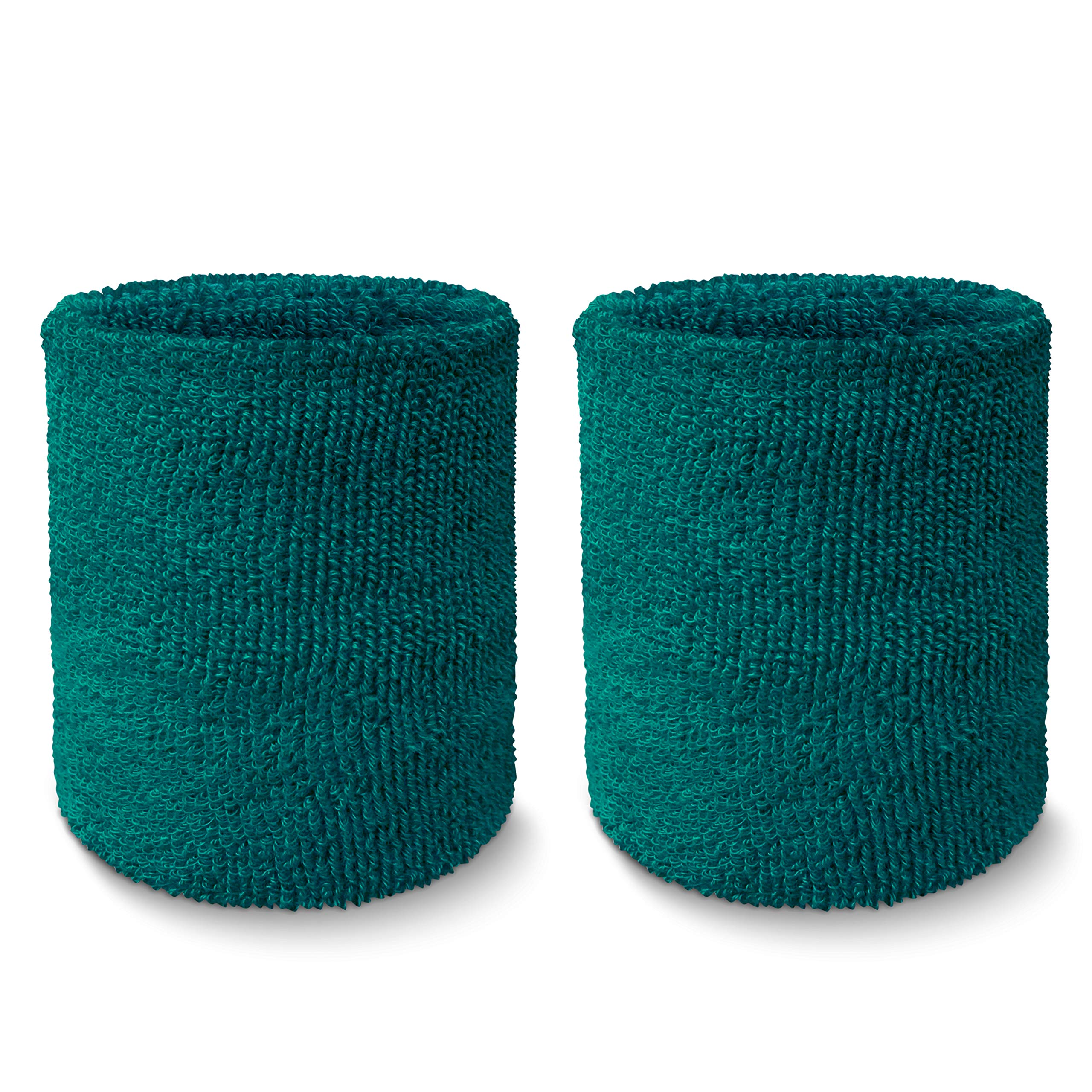COUVER 4" Tall Wrist Sweatband - Teal — image 1