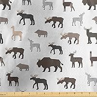 Vista 69 de Lunarable Tela suculenta de The Yard, flores en acuarela estilo pintura coloridas flores de primavera tema de jardinería, tela de microfibra