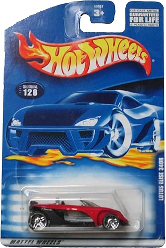 Hot Wheels #2001-128 Lotus Elise 340R Coche Coleccionable Rojo Oscuro Mattel