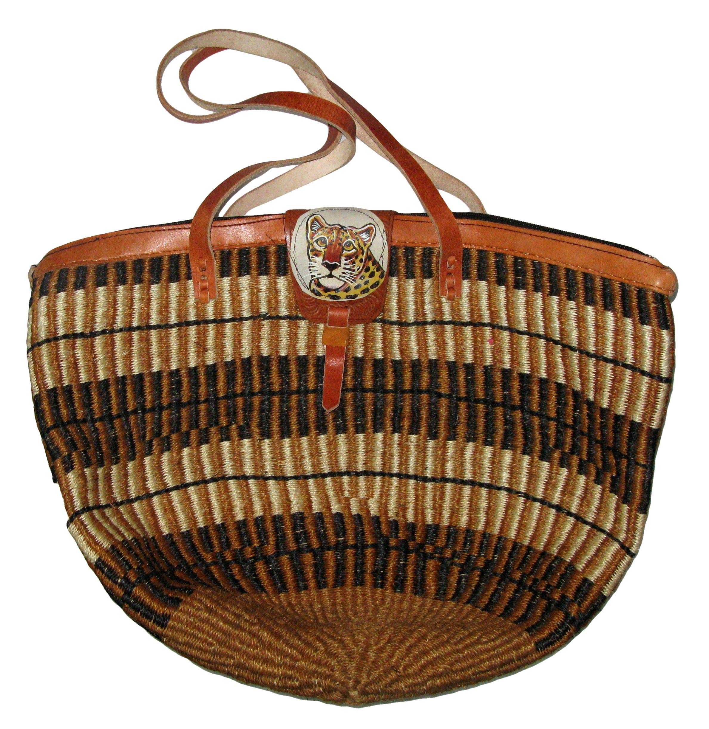 woven sisal bag