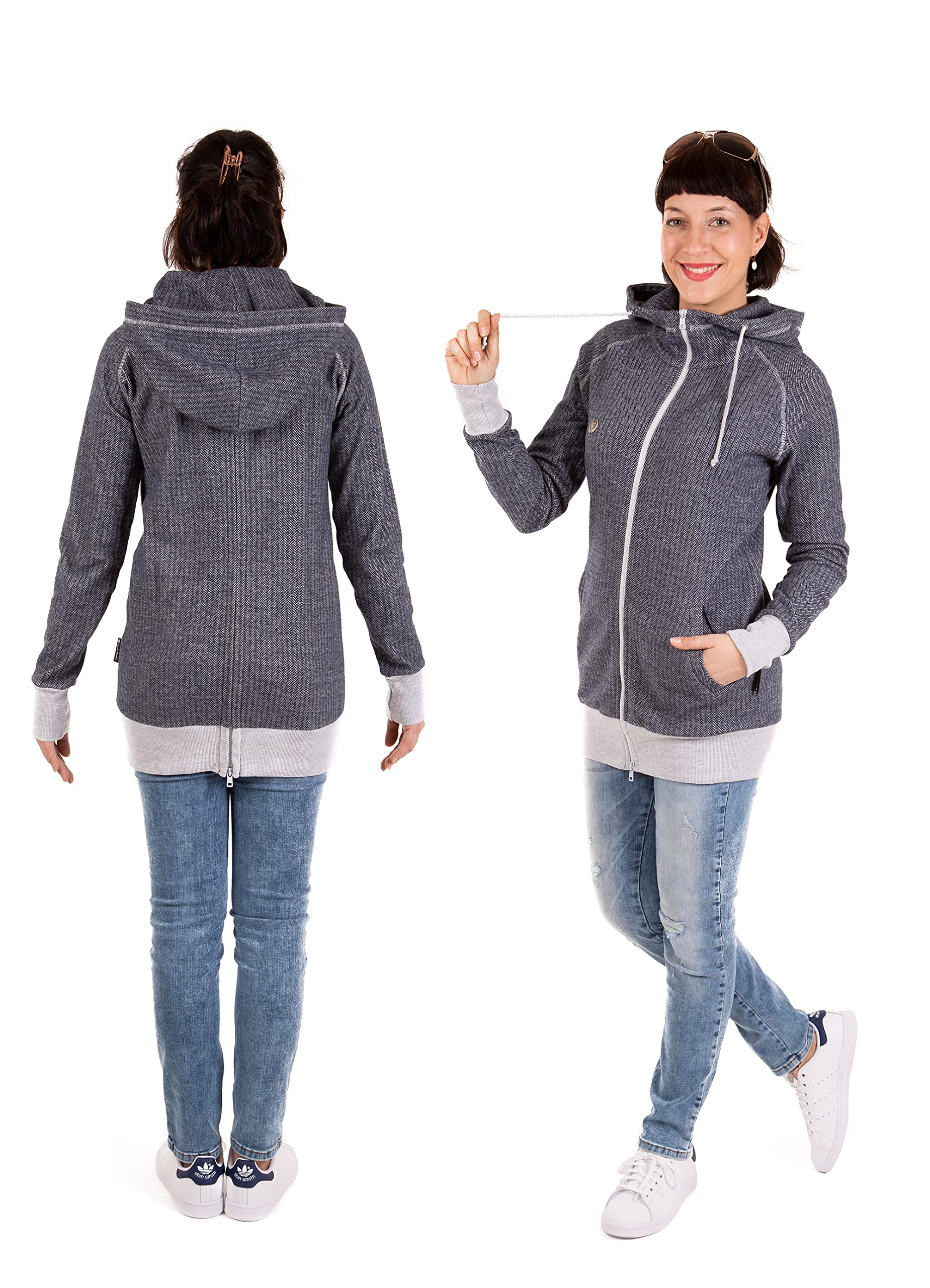 Viva la Mama 3in1 leichte Tragejacke für Mama und Baby, Umstandsjacke - Cleo