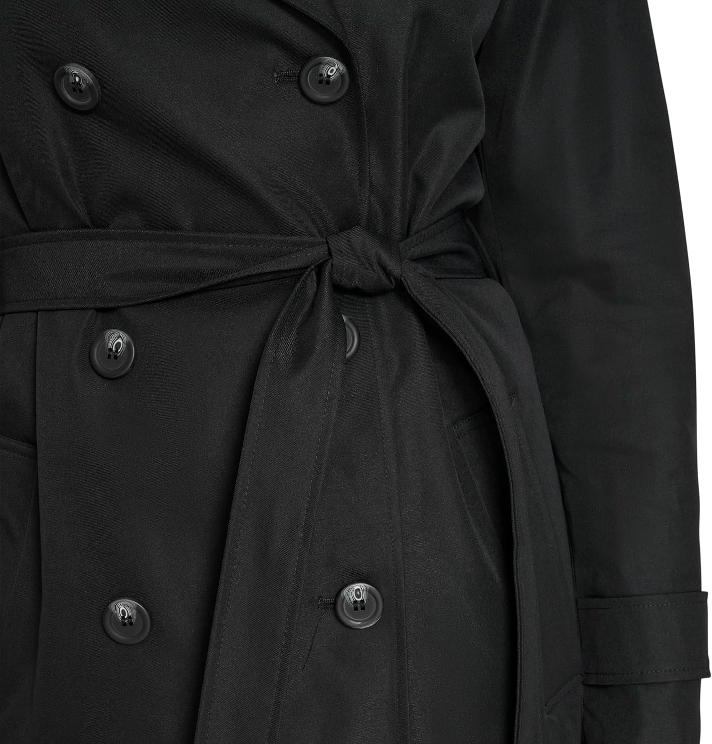 Tommy Hilfiger Women's Belted Double Breasted Everyday Trench Coat - Image 6
