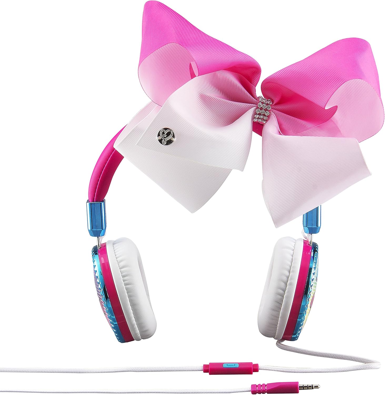 Flash Sale Buy 1 get 1 JoJo Siwa Bow Fashion Headphones with Built-in Microphone for Video Call or Zoom Meeting, Wired Headphones & Travel Pouch Designed for Fans of JoJo Siwa Gifts 🔥 JoJo Siwa Bow Fashion Headphones with Built-in Microphone for Video Call or Zoom Meeting, Wired Headphones & Travel Pouch Designed for Fans of JoJo Siwa Gifts