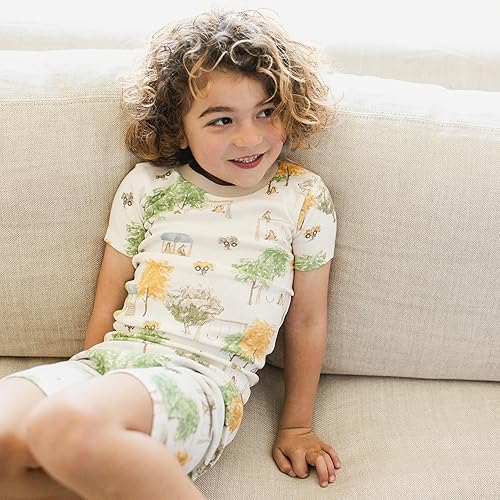 Miniatura 269 de Burt's Bees Baby Pijama para niña, 2 piezas, camiseta de manga larga y pantalones de algodón orgánico