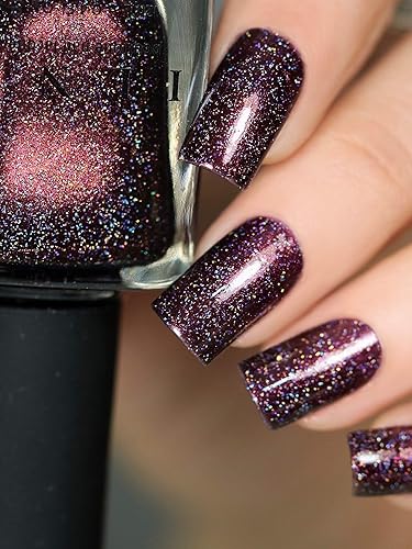 Miniatura 288 de ILNP Madison Ave Esmalte de uñas holográfico metálico rosa antiguo