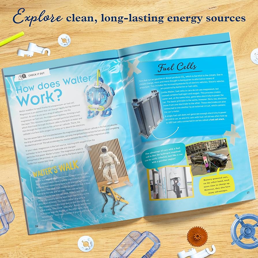 Amazon.com: Thames & Kosmos Saltwater Fuel Cell Robot STEM