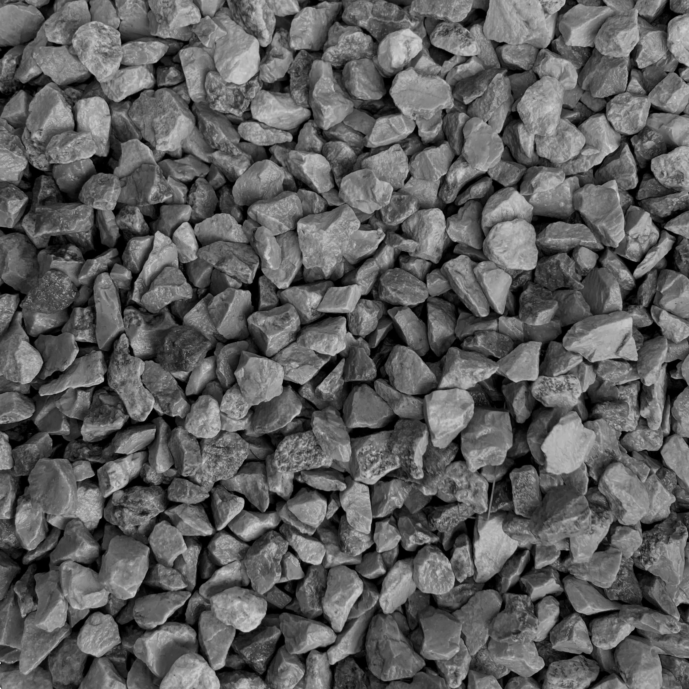 Granulato Decorativo Ghiaia Sassolini per Esterno e Giardino Colore Grigio Cenere Granulometria 8-12mm Confezione 25kg