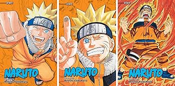 Naruto 3-in-1 Omnibus Complete Collection (24 Books) Manga