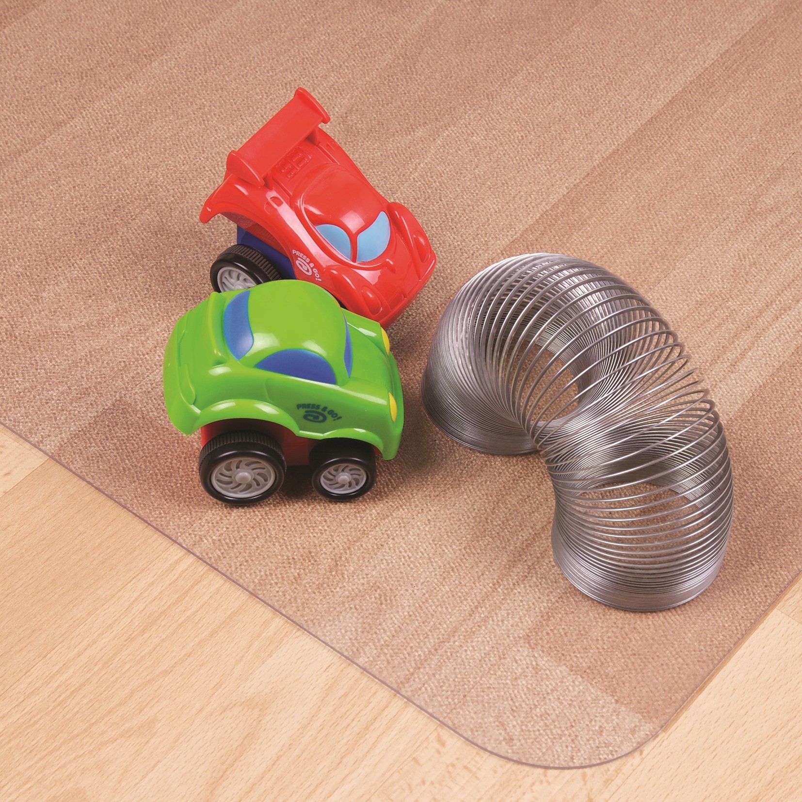 Floortex FC129225EV - Tovaglietta in Vinile Privo di ftalati da Usare Come Protezione per superfici rigide e tappeti, Rettangolare. 120 x 90 cm, Colore: Trasparente
